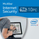 McAfee Internet Security 2018 10 PC licencja na rok