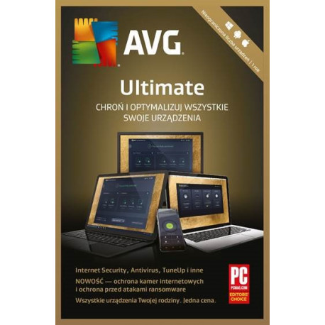 AVG Ultimate MultiDevice 10 urządzeń na 2 lata
