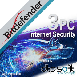 Bitdefender Internet Security 3 PC / 1 Rok