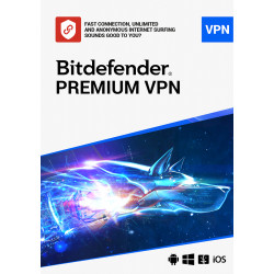 Bitdefender VPN Premium 10 PC / 1 rok