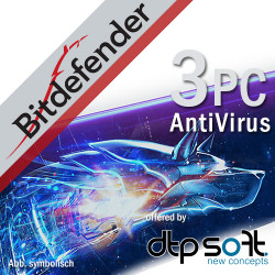 Bitdefender AntiVirus Plus 3 PC / 1 Rok