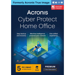 Acronis Cyber Protect Home Office Premium 5 PC / 1 Rok + 1 TB Acronis Cloud Storage