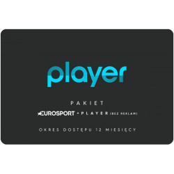 Pakiet EUROSPORT + PLAYER (bez reklam) - 12 miesięcy