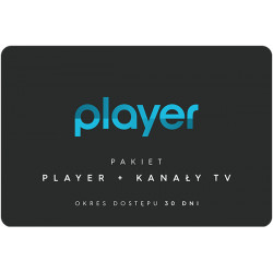 Player + KANAŁY TV (30 dni)