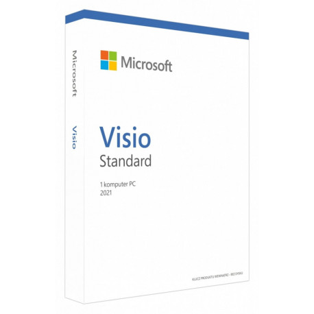 Microsoft Visio Standard 2021 - licencja - 1 PC