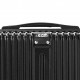 Club_49 Twarda walizka podróżna czarna średnia L