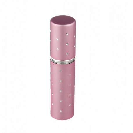 Poręczny atomizer do perfum cyrkonie 10ML różowy