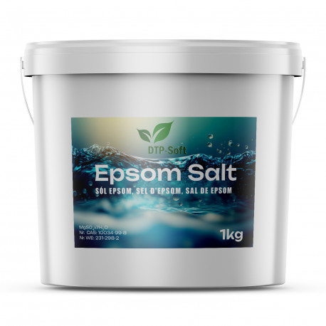 1kg Siarczan magnezu sól gorzka wiaderko czysty 99,5% epsom 1 kg epson